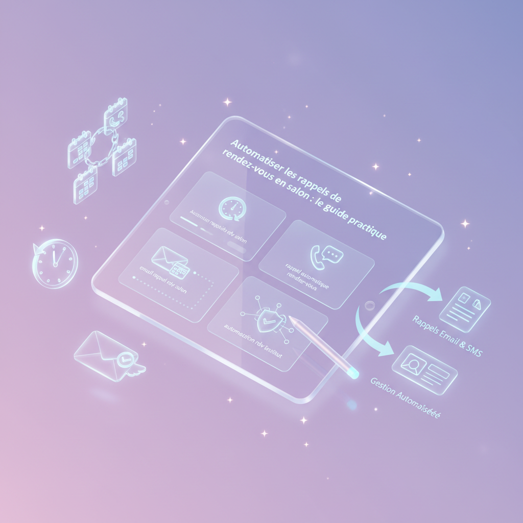 Automatiser les rappels de rendez-vous en salon : le guide pratique