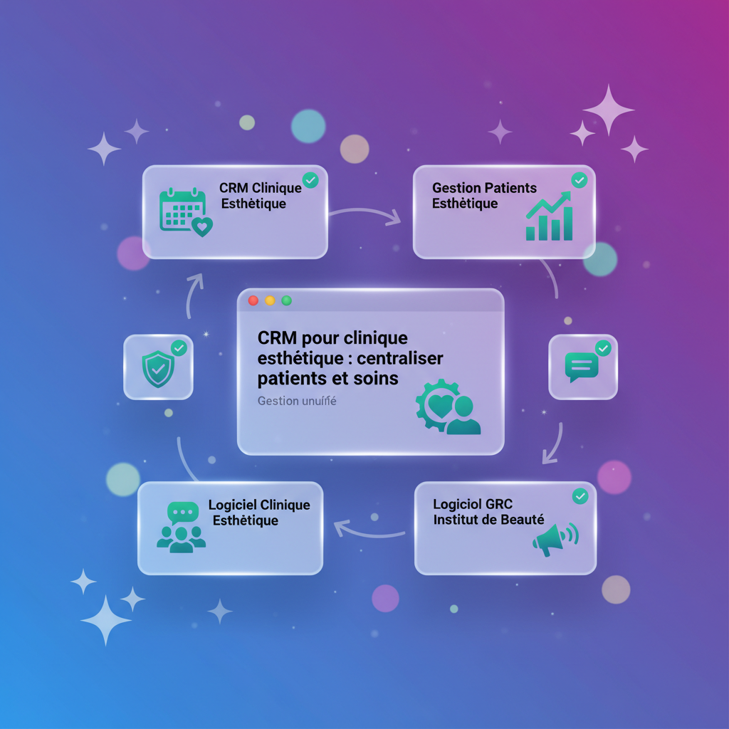 CRM pour clinique esthétique : centraliser patients et soins