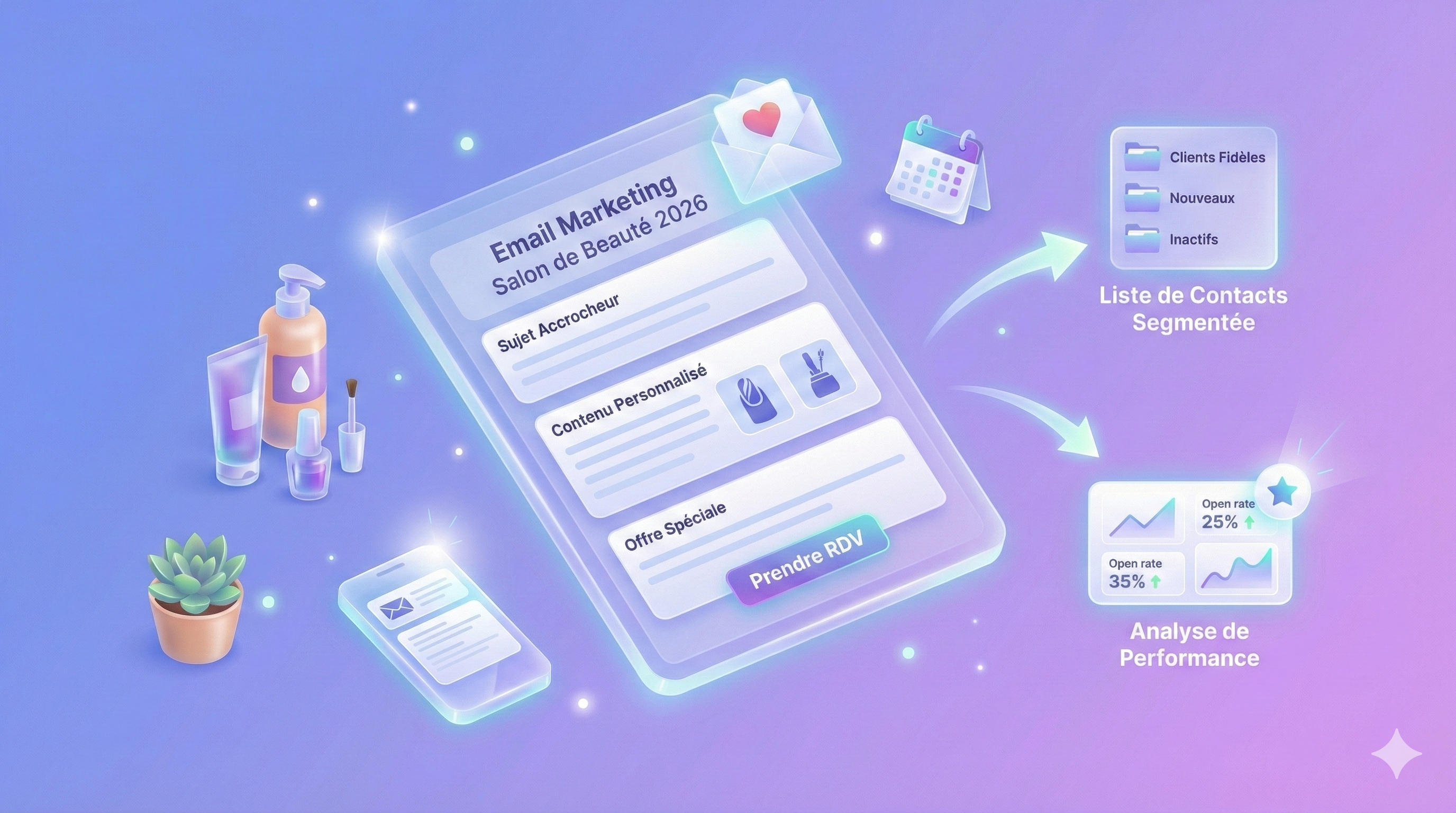 Email marketing salon de beauté : le guide complet 2026