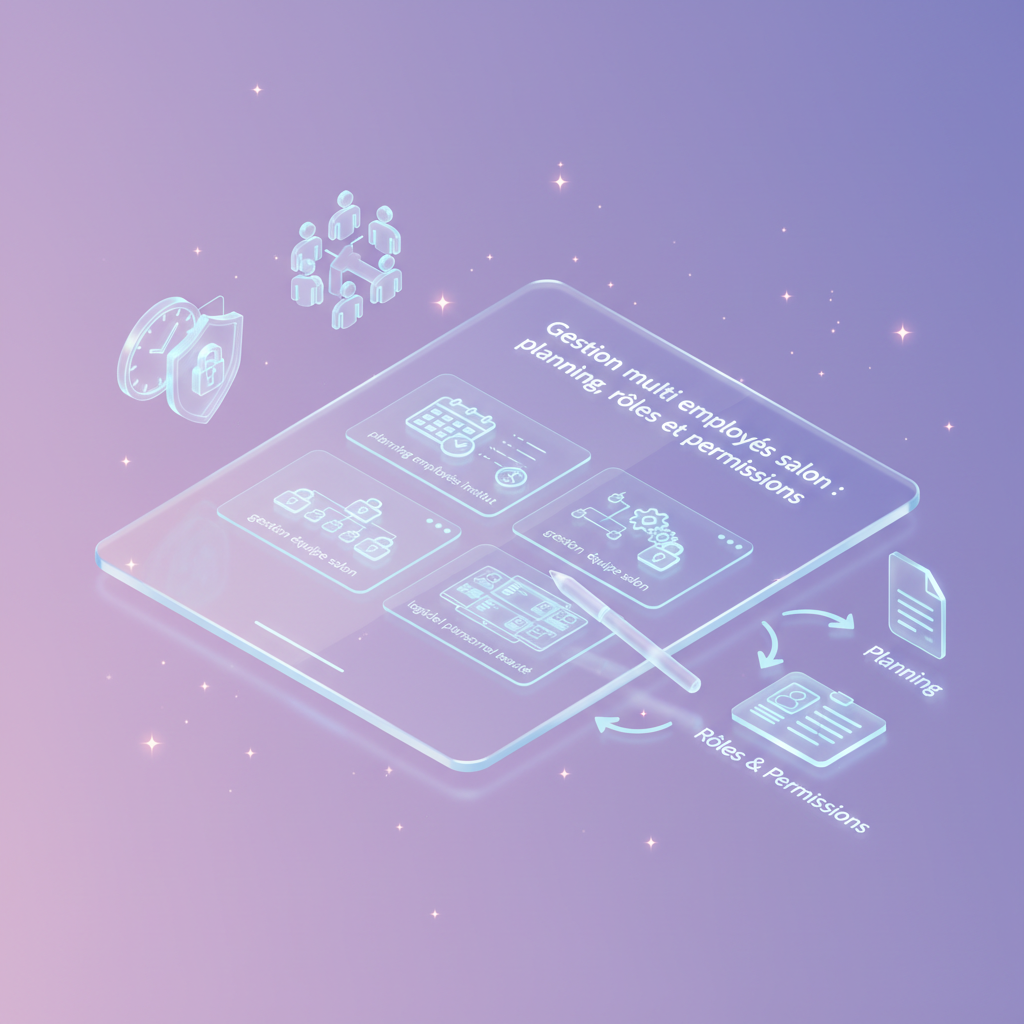 Gestion multi employés salon : planning, rôles et permissions
