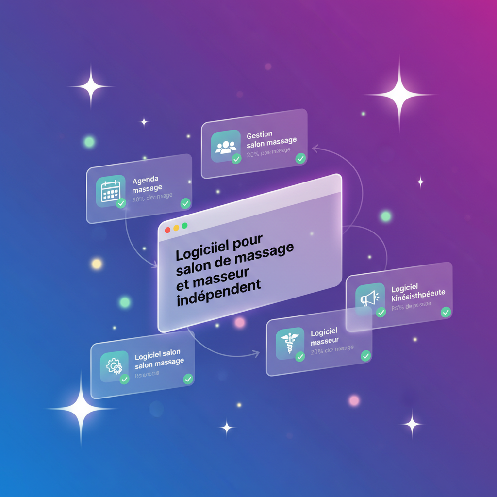 Logiciel pour salon de massage et masseur indépendant