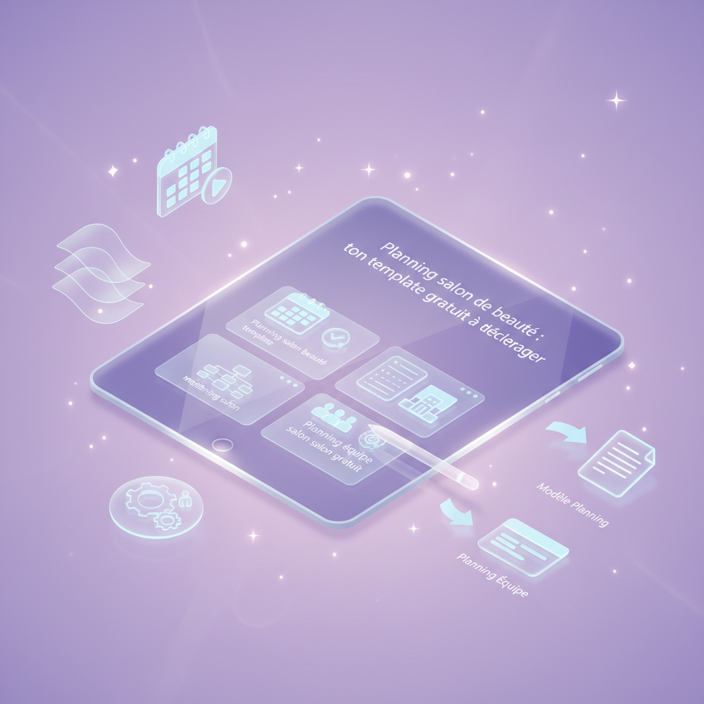 Planning salon de beauté : ton template gratuit à télécharger