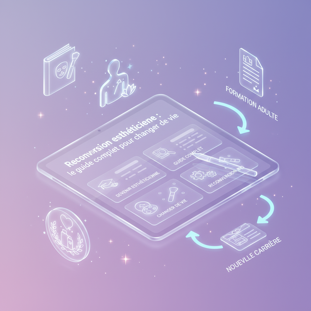 Reconversion esthéticienne : le guide complet pour changer de vie